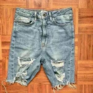 FOREVER 21 #highwaistedshorts #distressedshorts women 24